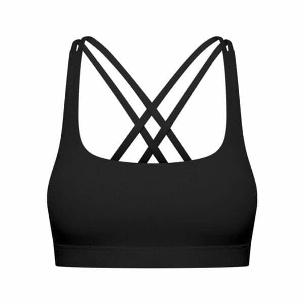 criss cross strap sports bra factory