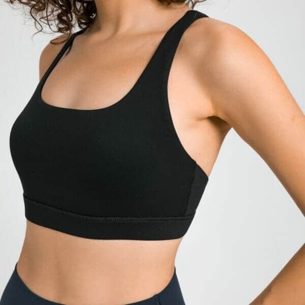 criss cross strap sports bra supplier