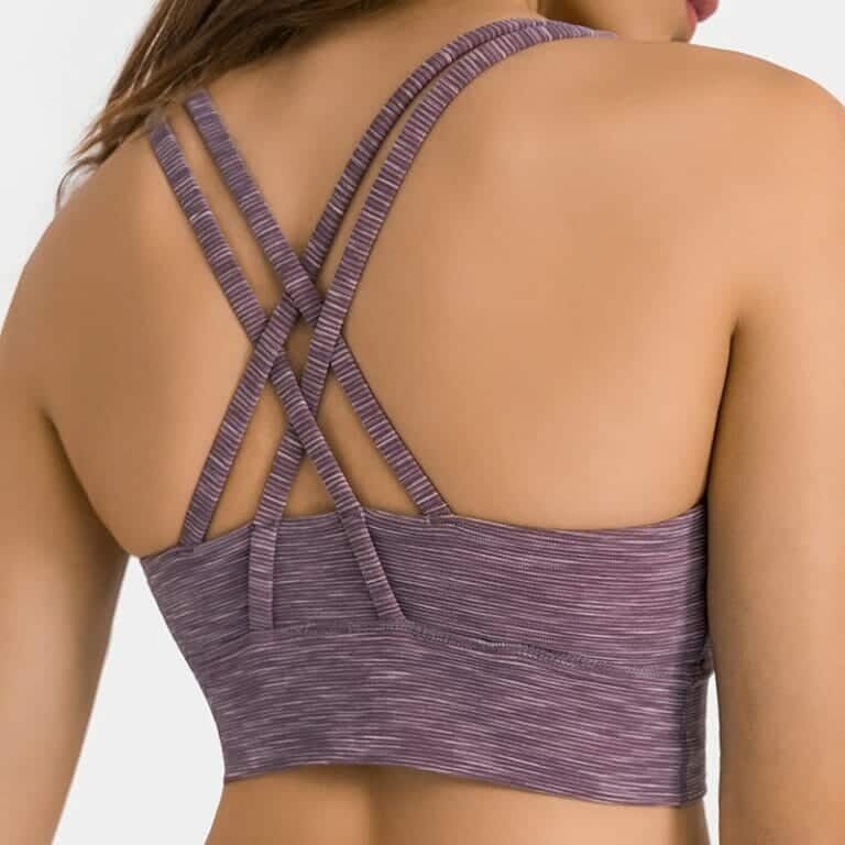 double strap sports bra