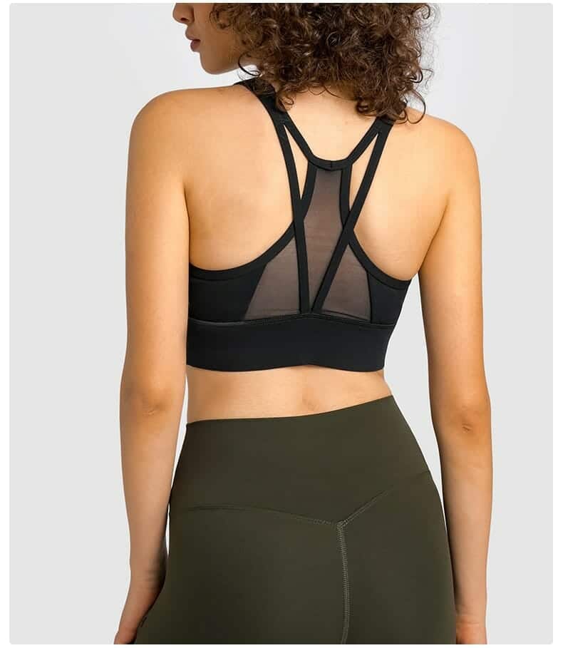 lack high impact running sports bra vendor in China