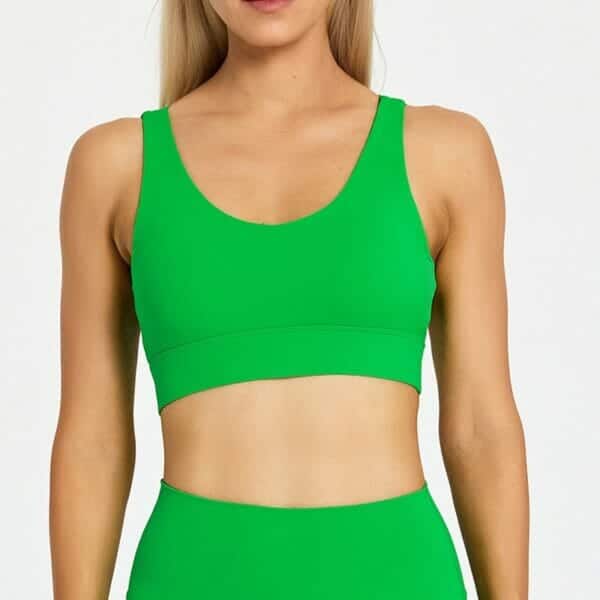 spaghetti strap padded sports bra wholesale