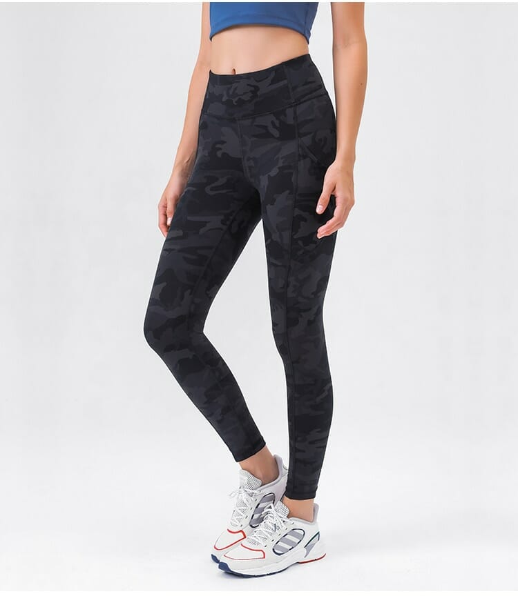 gym leggings with phone pocket suit for yoga supplier in China