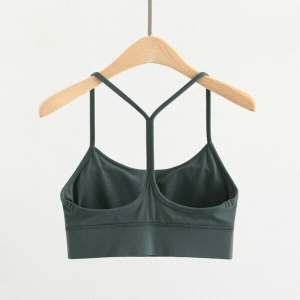 thin strap racerback sports bra vendor