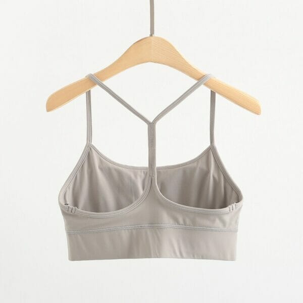 thin strap racerback sports bra manufacturer