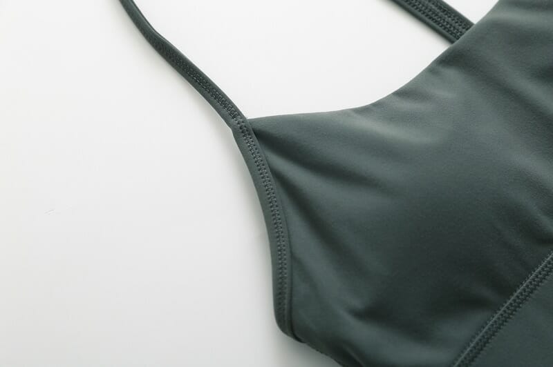 good quality thin strap racerback sports bra manufacturer