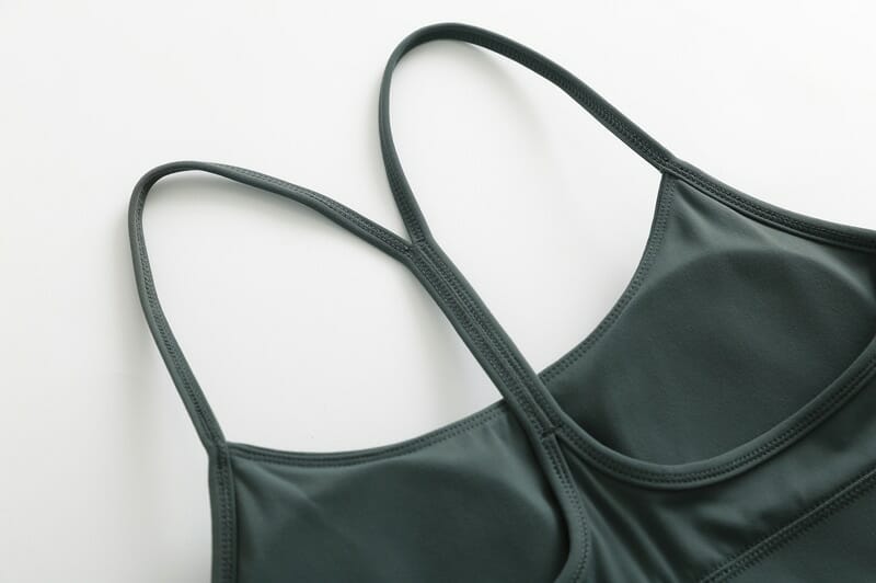 thin strap racerback sports bra supplier in China