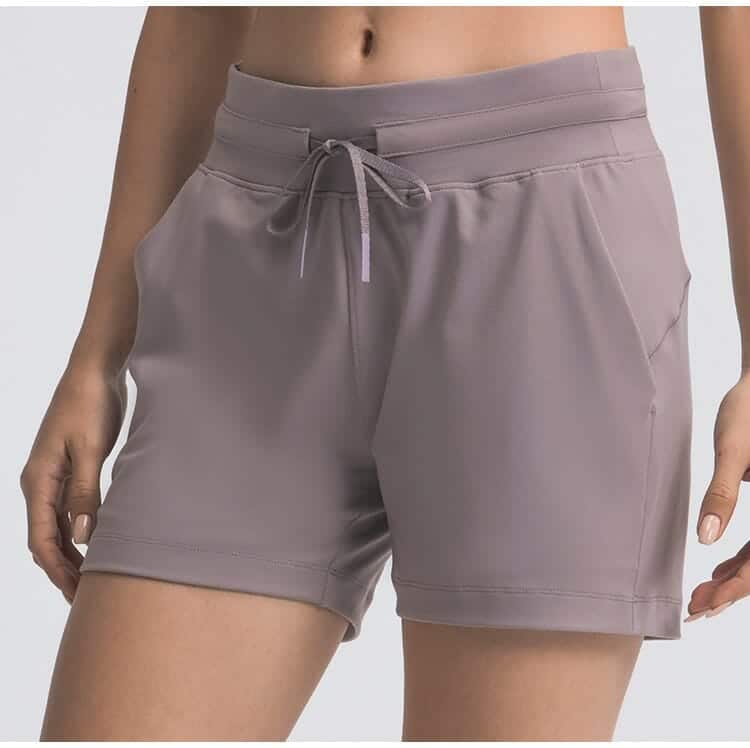 Designer Summer Quick-Dry Drawstring Waist Running Shorts Women Sports Workout Shorts Gym Athletic Shorts with Pockets