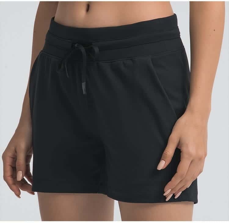 Designer Summer Quick-Dry Drawstring Waist Running Shorts Women Sports Workout Shorts Gym Athletic Shorts with Pockets