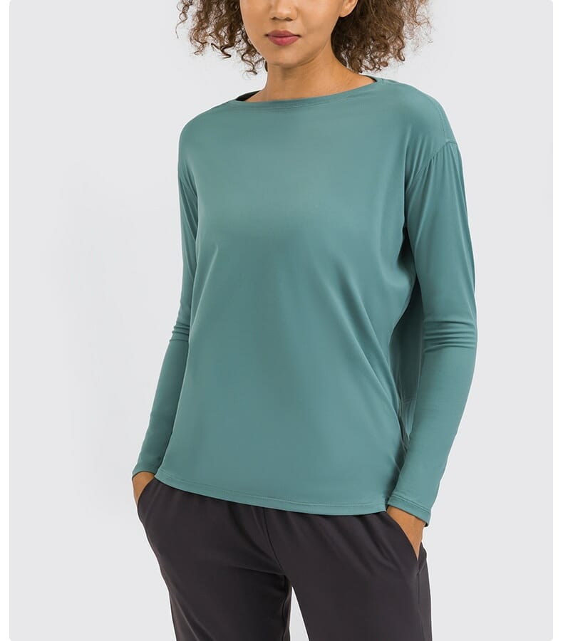 loose women's long sleeve oversized tops