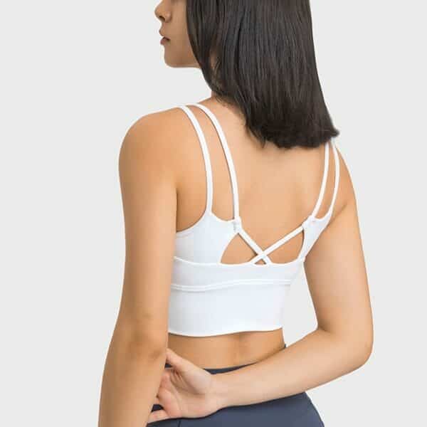 sports bra with elastic band