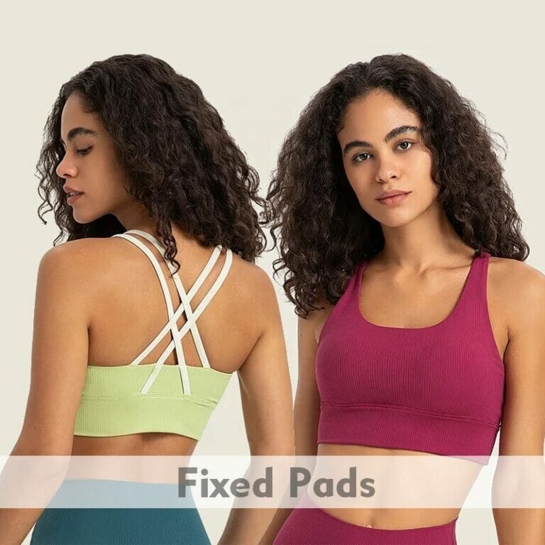 ribbed long line sports bra wholesale