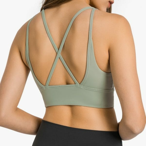 thin strappy back sports bra wholesale