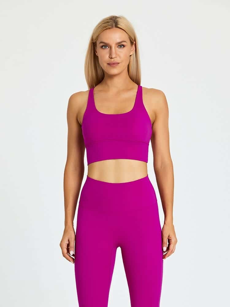 yoga bra medium support sports bra for running wholesale