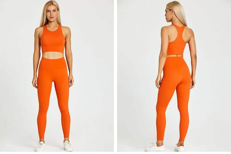 racerback yoga 2 piece sets for women supplier