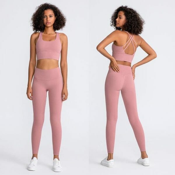 Women's naked feel yoga sets wholesale