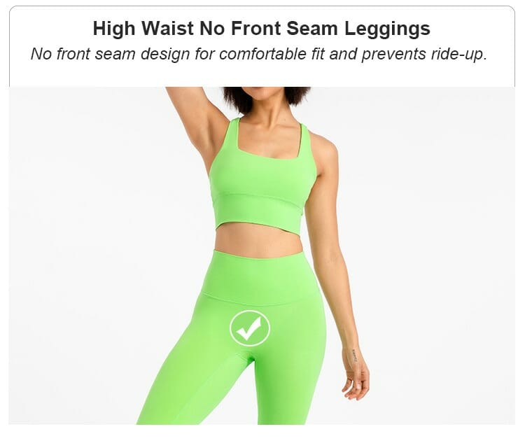 custom high waisted leggings and sports bra set manufacturer