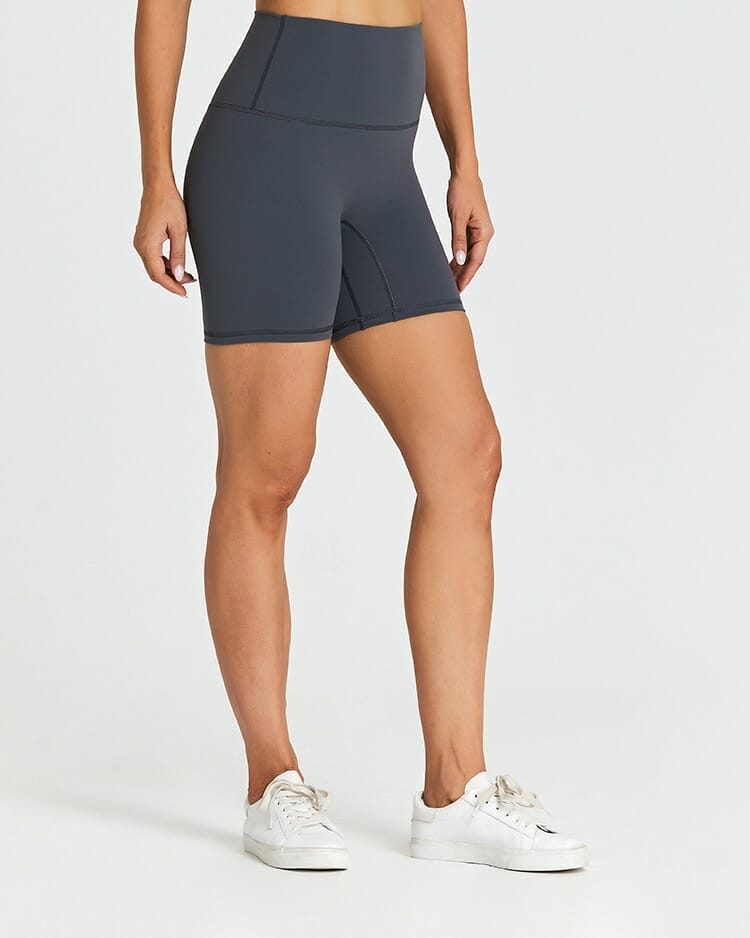 yoga pants no front seam shorts supplier