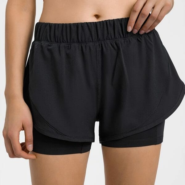 womens 2 in 1 running shorts vendor