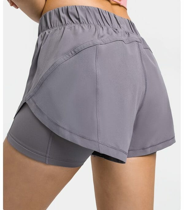 womens 2 in 1 running shorts factory