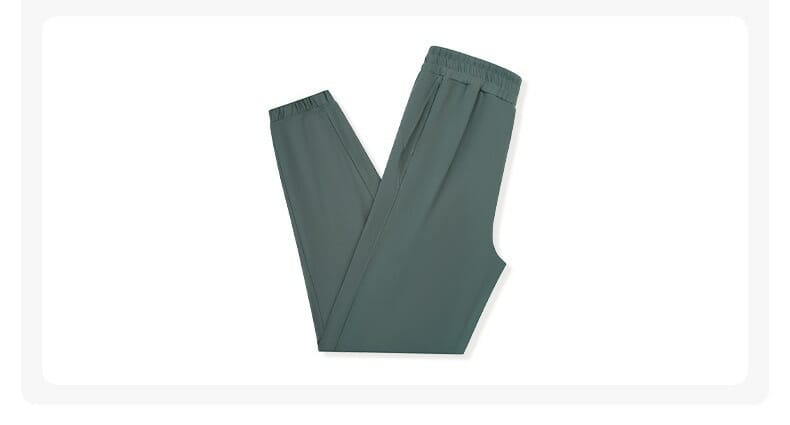 green womens joggers long length