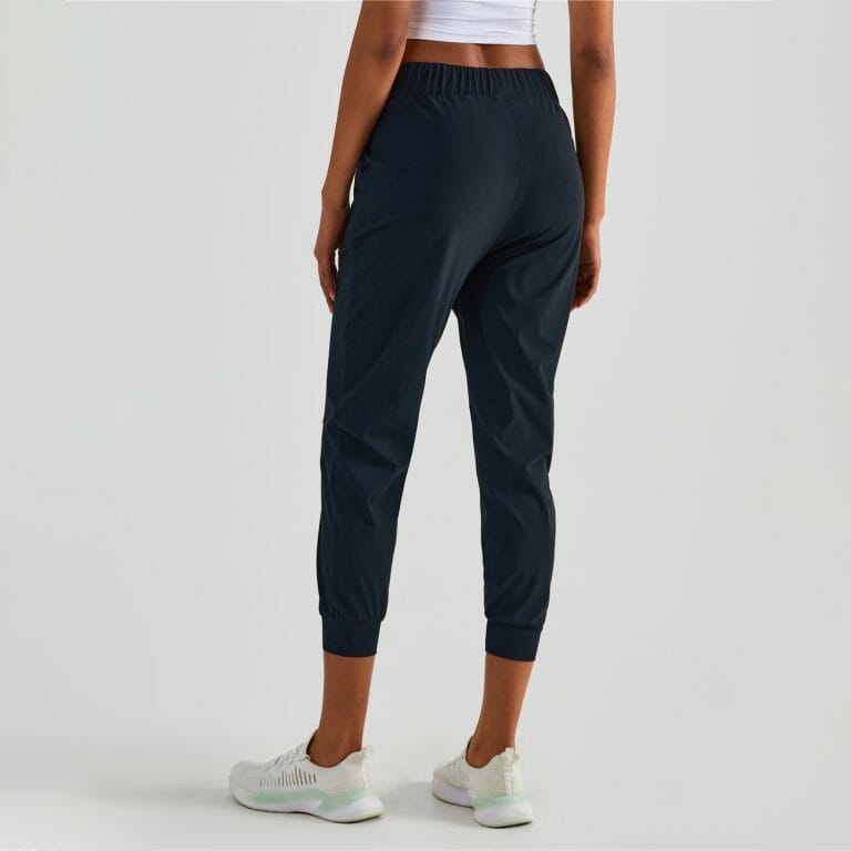 3/4 length womens joggers supplier