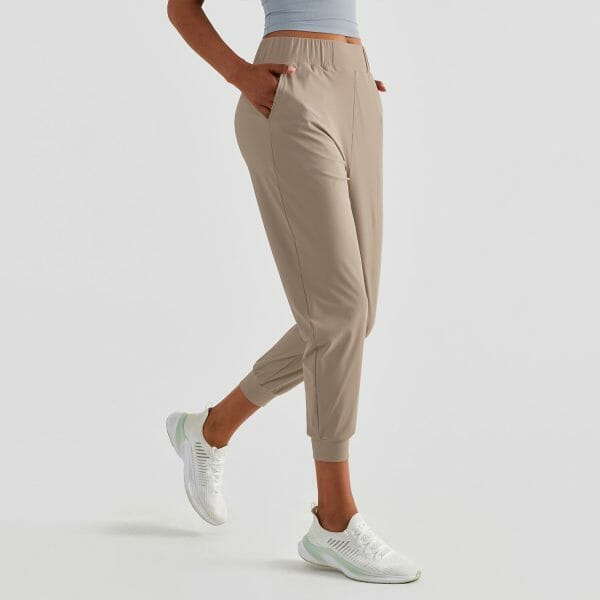 3/4 length womens joggers factory