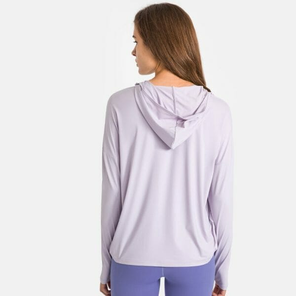 uv protection long sleeve hoodie supplier