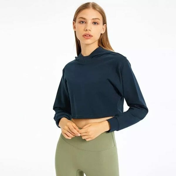 women's cropped hoodie sweatshirt factory