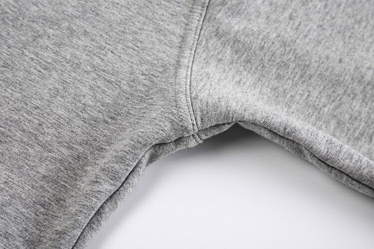 custom loose long sleeve grey cropped hoodie women's top factory