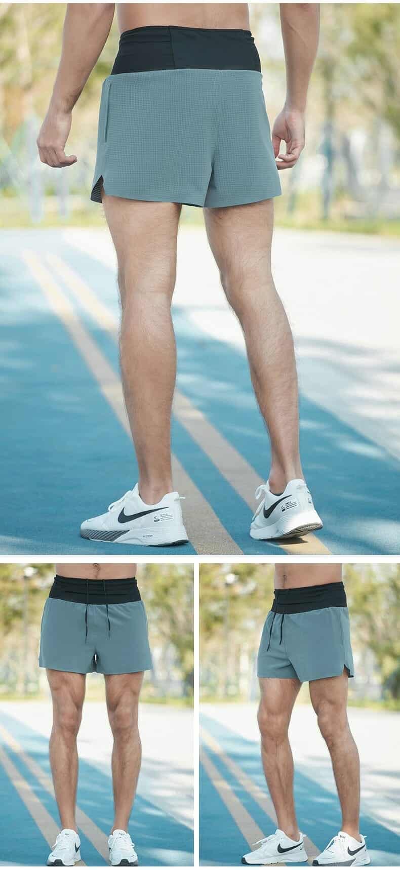 Fabricante de pantalones cortos de cintura elástica con bolsillos a medida para hombre en China