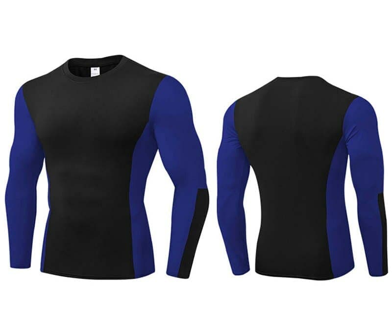 custom mens long sleeve training tops factory