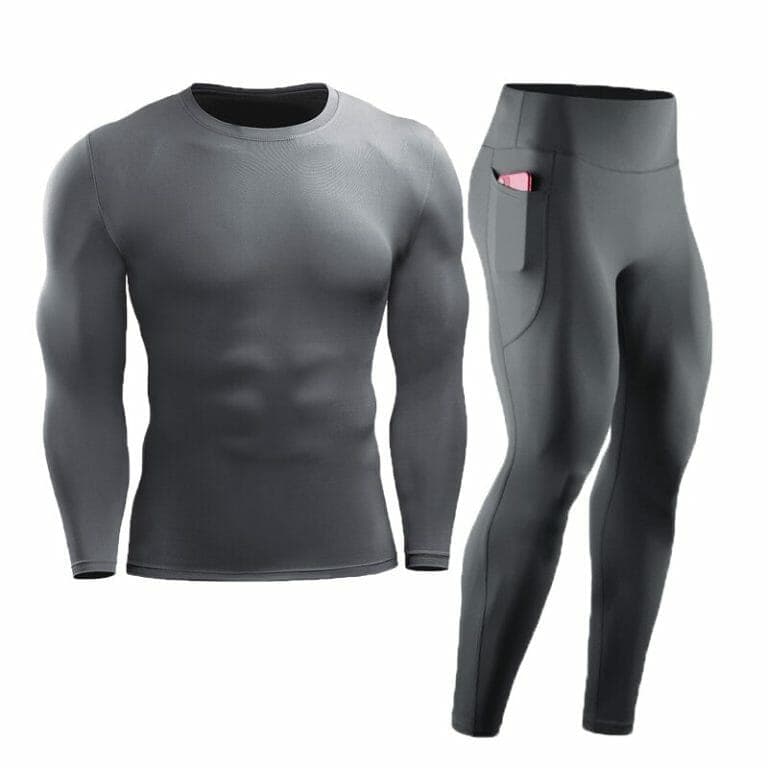 men sportswear tights top and bottom set manufacturer