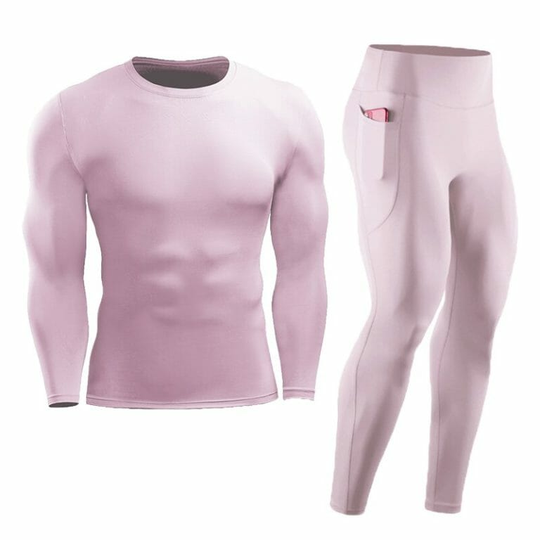 men sportswear tights top and bottom set supplier