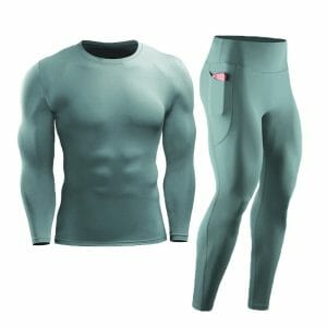 men sportswear tights top and bottom set