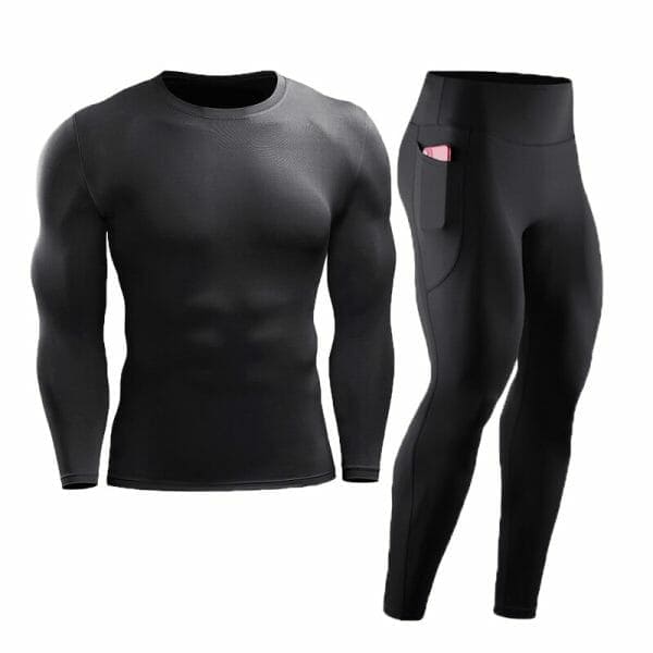 men sportswear tights top and bottom set wholesale