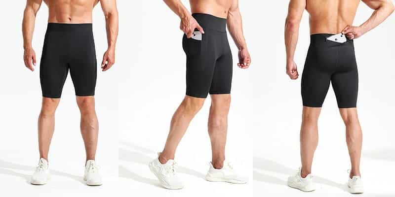 custom mens running shorts with zipper pocket wholesale in China
