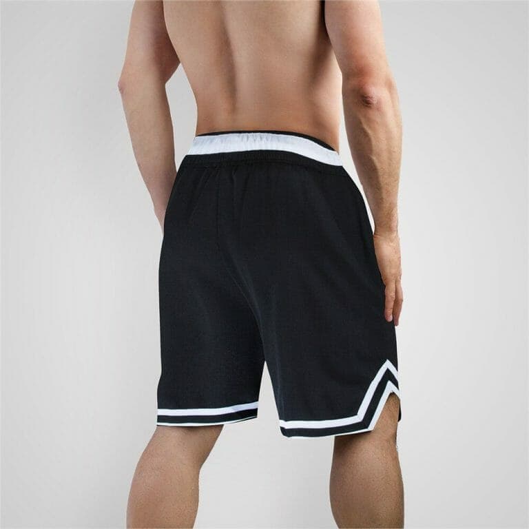 black white basketball shorts wholesale