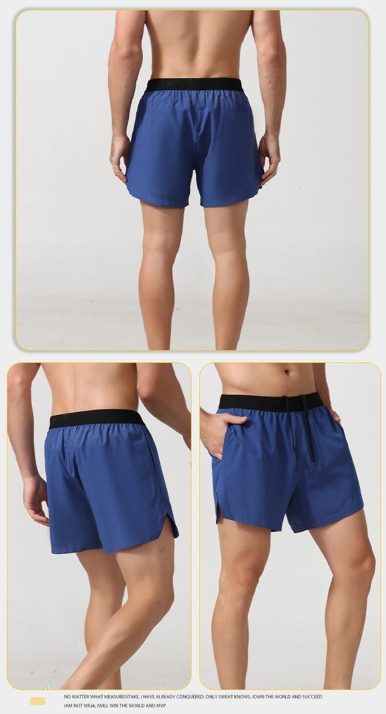 custom blue mens short length shorts wholesale