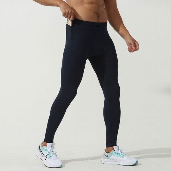 men's running leggings with pockets wholesale