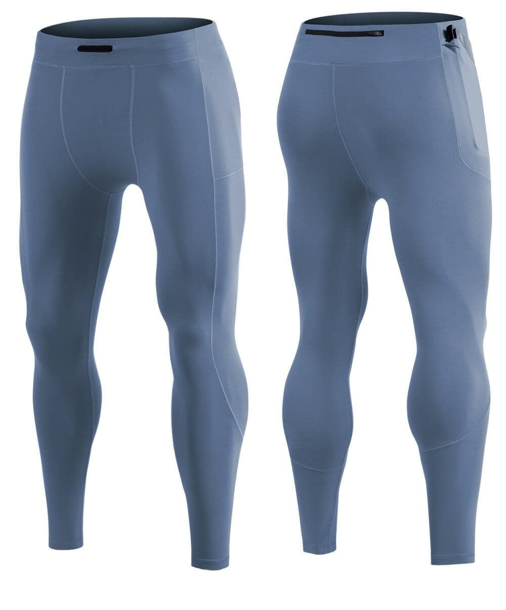 blue mens running tights in public