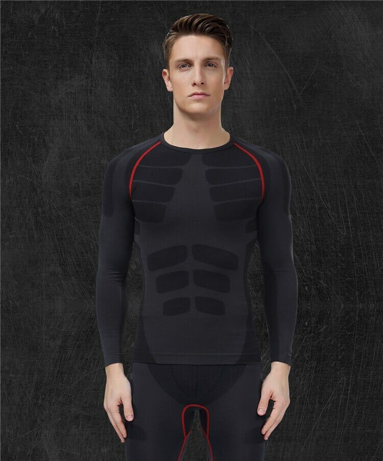 custom mens long sleeve compression shirts factory