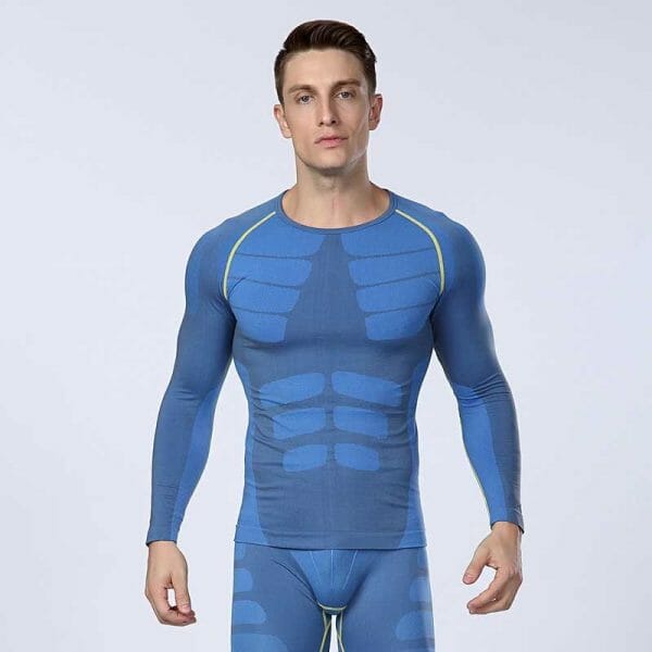 mens long sleeve compression shirts factory