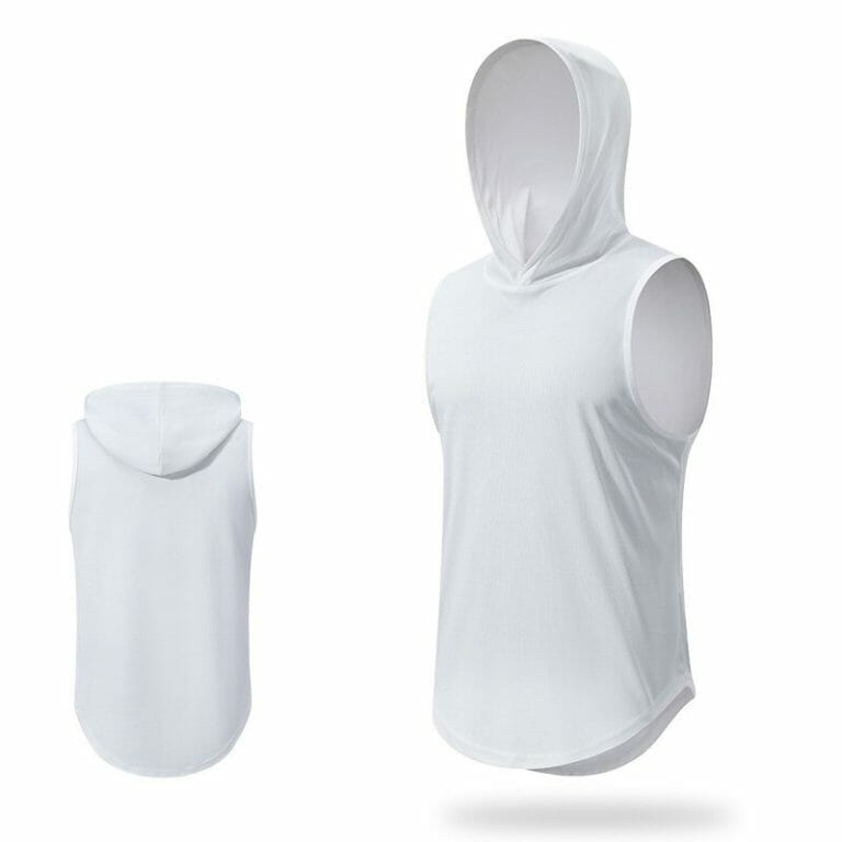 men's sleeveless training hoodie supplier