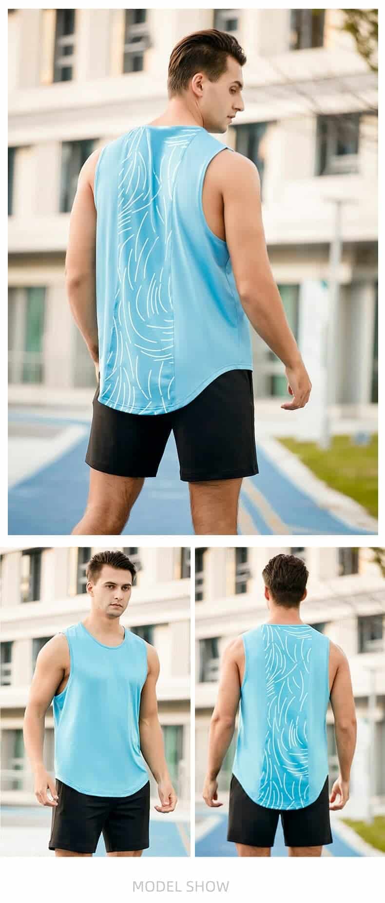 custom sleeveless cool men's tank tops wholesale