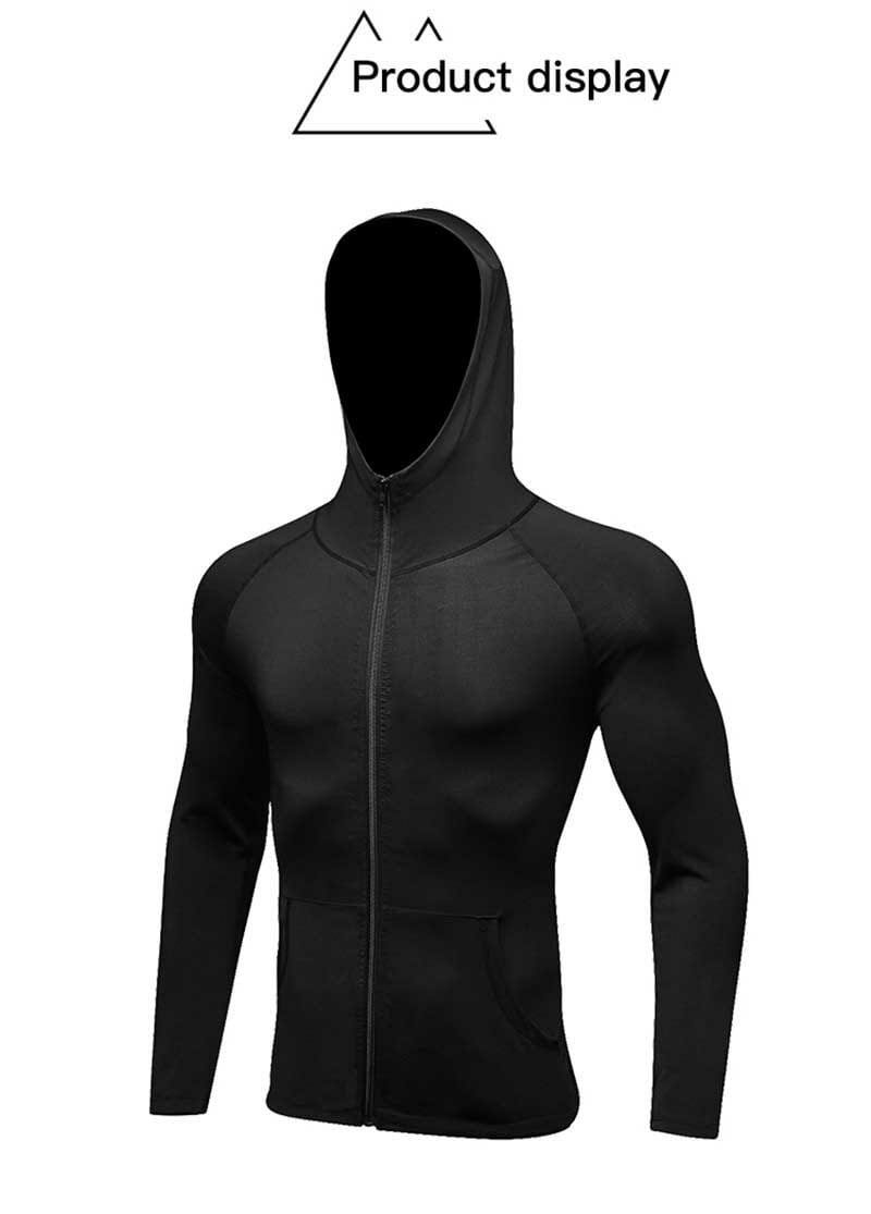 custom black mens full zip hoodies with pockets