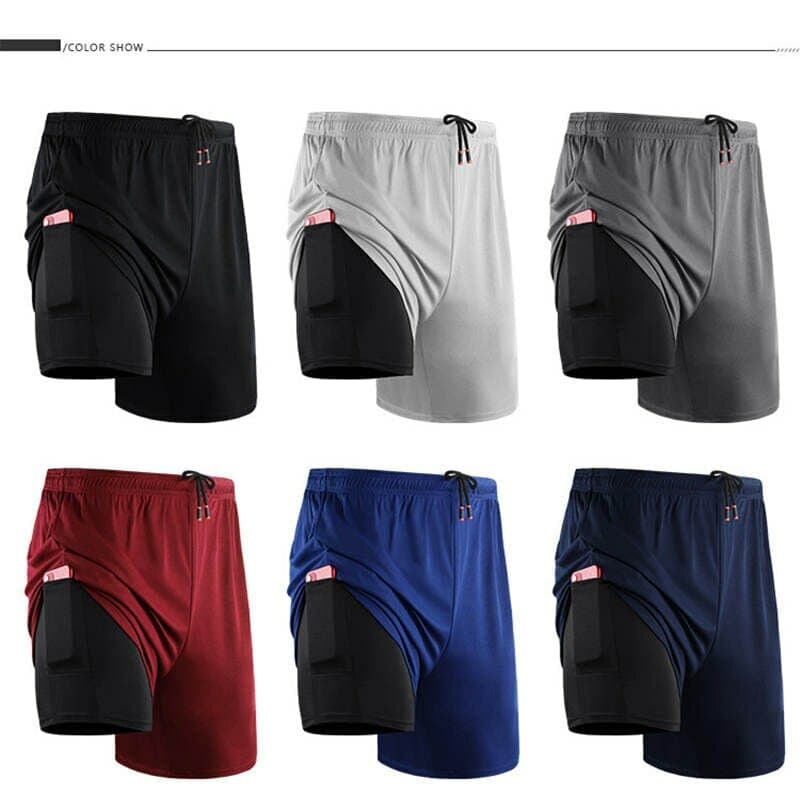 multi colored mens quick dry running shorts