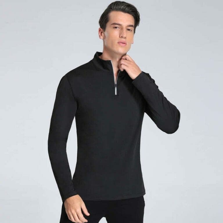 mens slim fit long sleeve t shirts manufacturer