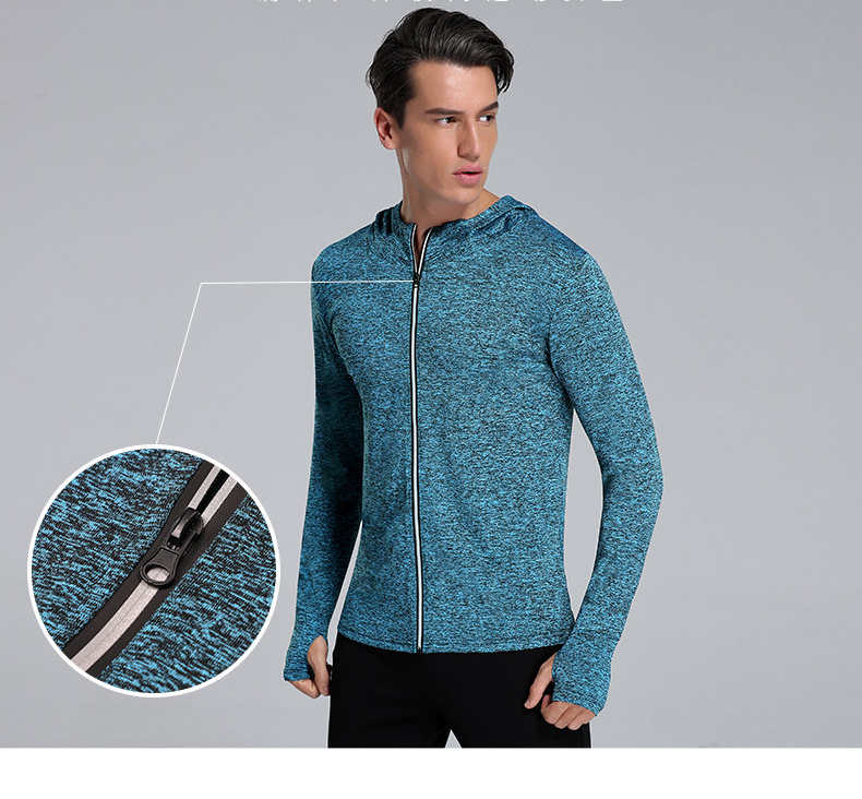 sudaderas ligeras con cremallera para hombre