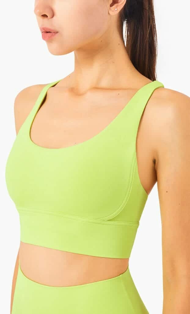 custom back cross medium impact sports bra