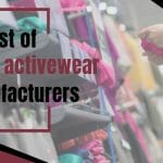 List of custom activewear manufacturers